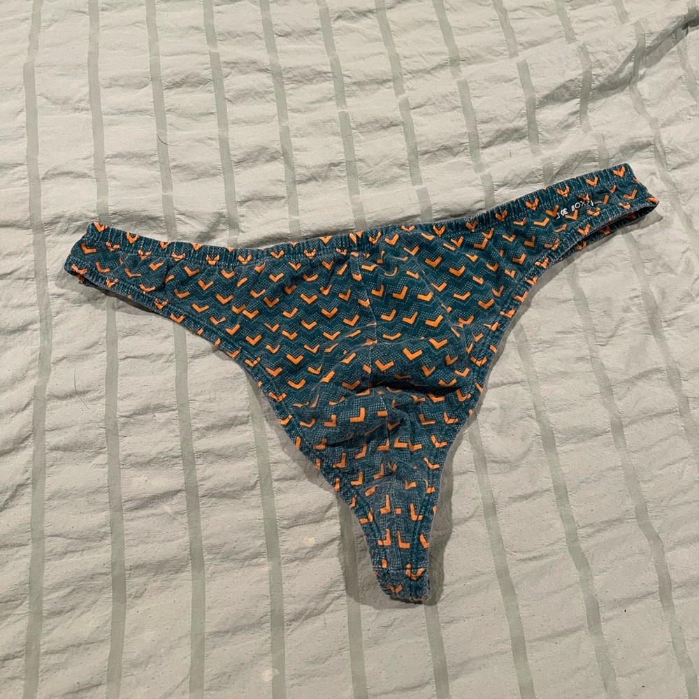 Patterned Men’s Thong Underwear
